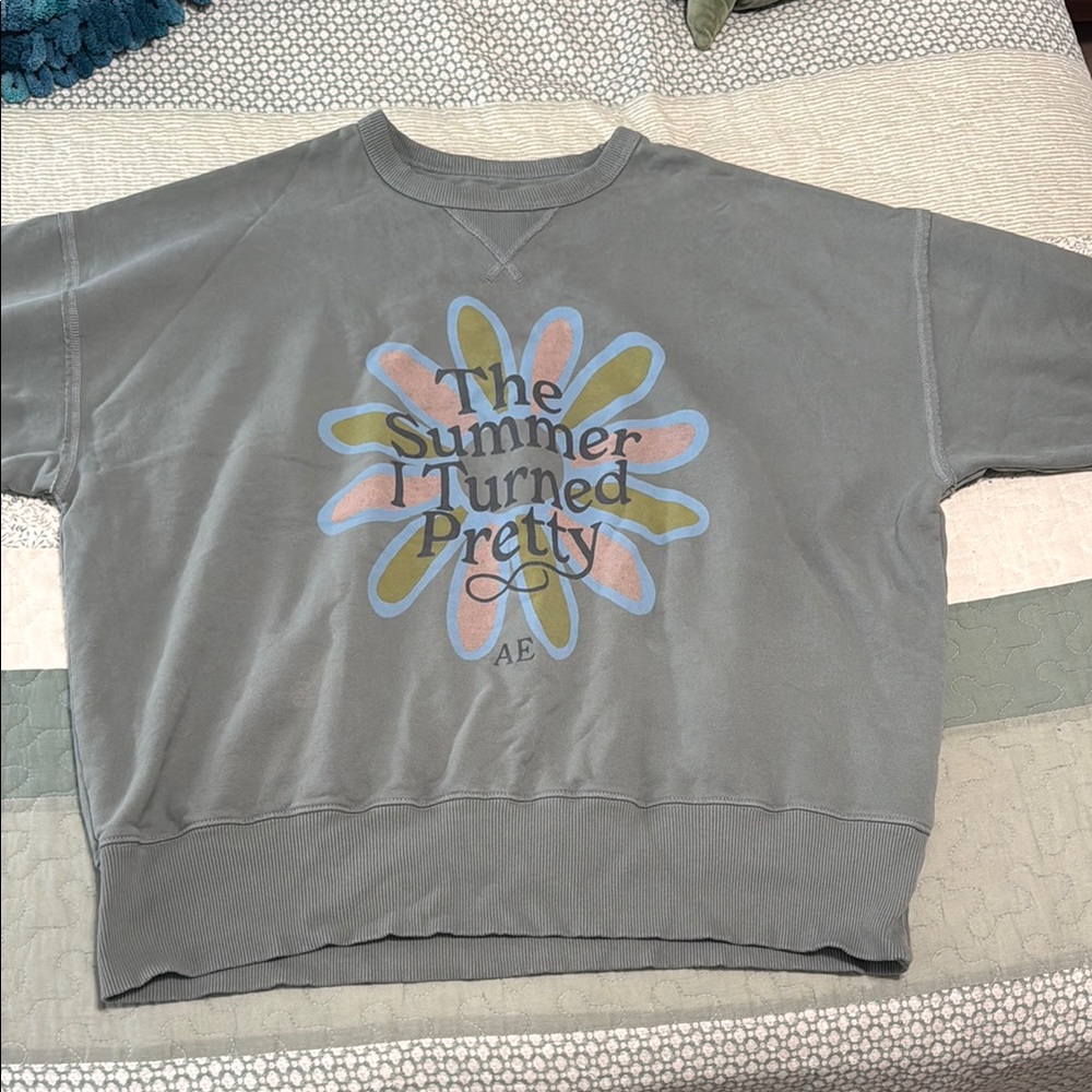 Green Graphic Sweatshirt